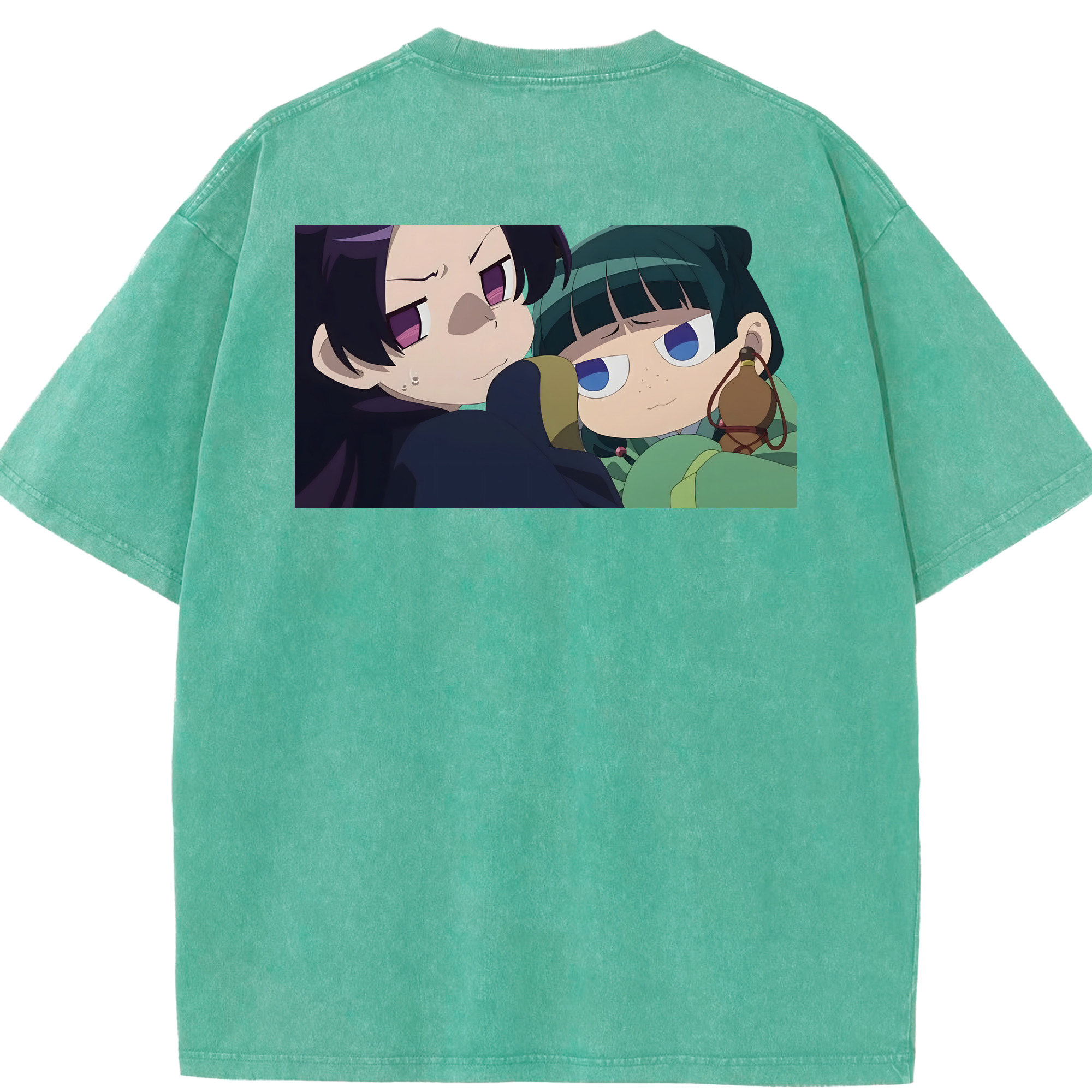 （画像用） 薬屋のひとりごと The Apothecary Diaries 綿100% ヴィンテージ風 半袖Tシャツ（背面プリント）